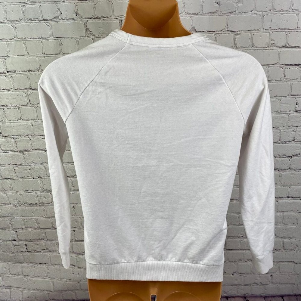Tommy Hilfiger logo White Crewneck Sweater Tops - Picture 5 of 9